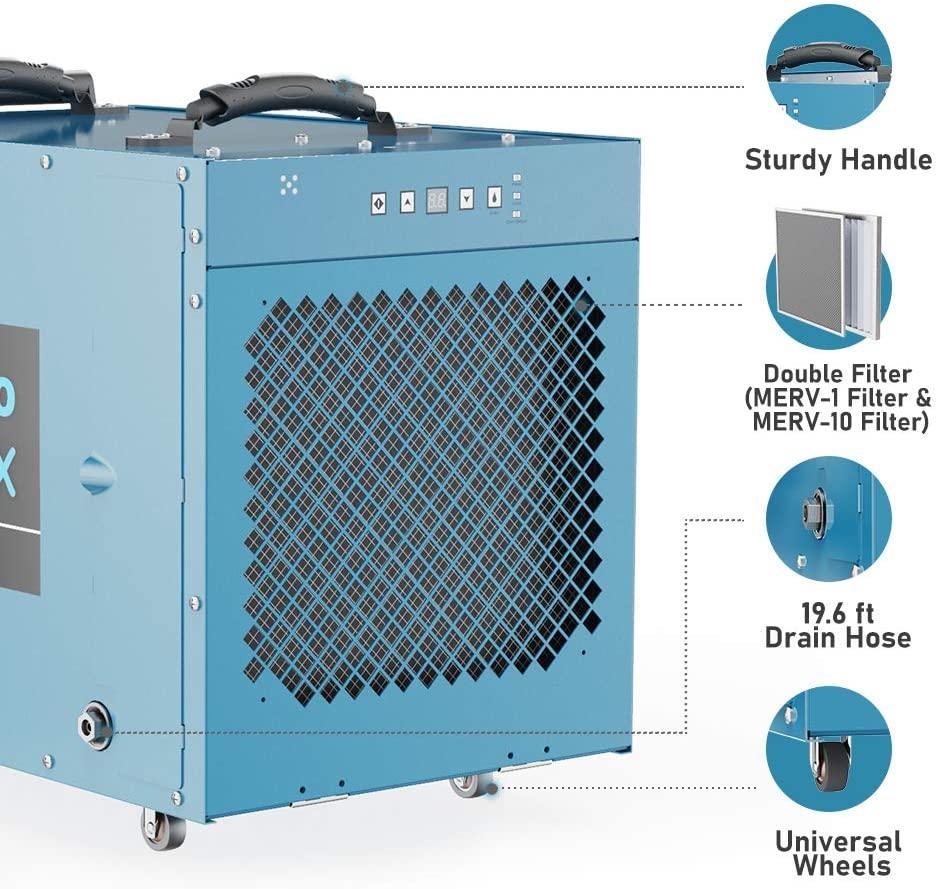 AlorAir UNI-P DRY PRO 120X Home/Job Site Dehumidifier 120 Pints with Condensate Pump New
