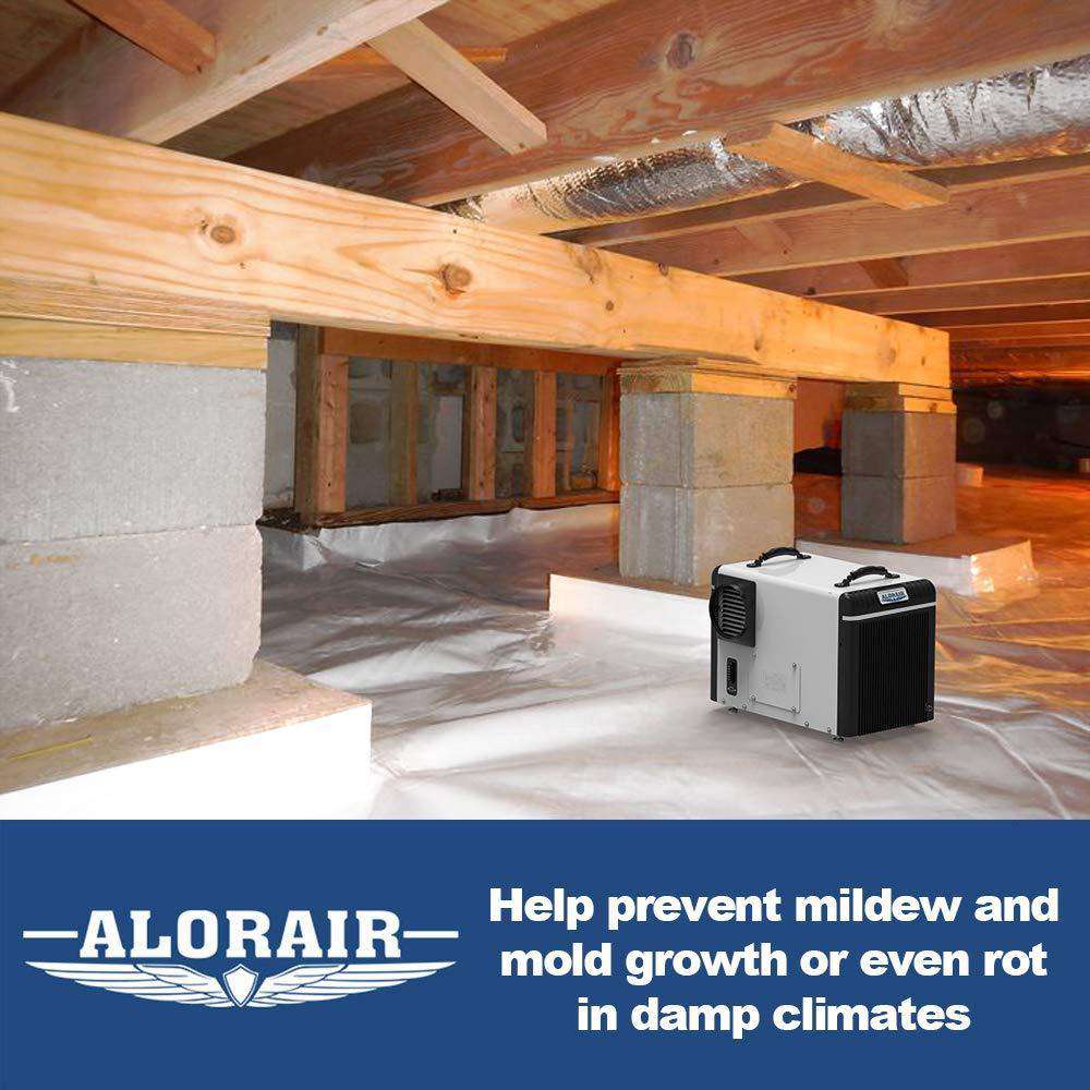 AlorAir HDi90 Sentinel Basement/Crawlspace Dehumidifier 90 Pints with Condensate Pump HGV Defrosting and Remote Monitoring New