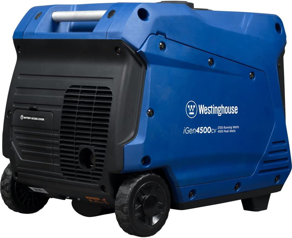 Westinghouse iGen4500cv Inverter Generator 3700W/4500W 30 Amp Recoil Start Gas with CO Sensor New
