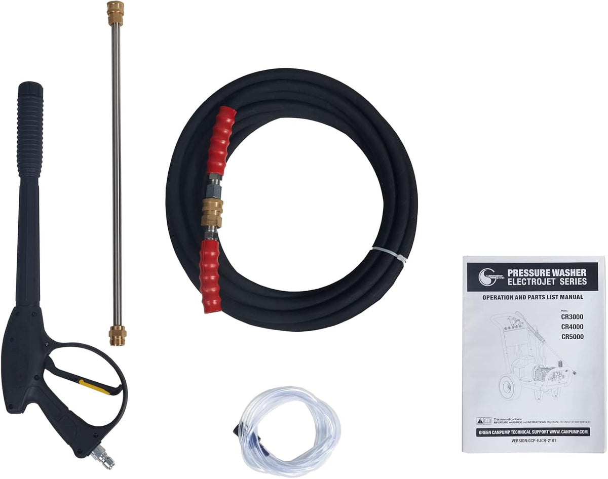 Canpump CR5000 Electric Pressure Washer 2500 PSI 2.9 GPM 5HP 240V Total Stop System New