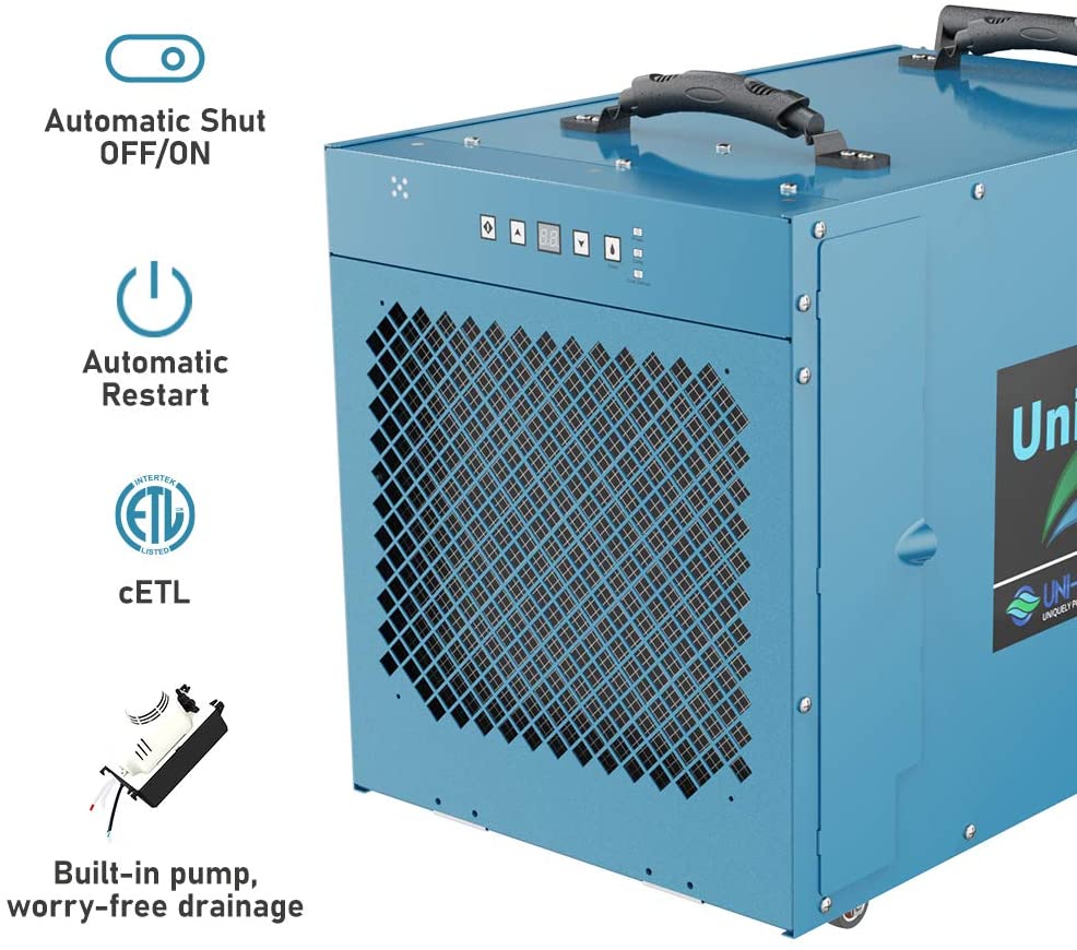 AlorAir UNI-P DRY PRO 120X Home/Job Site Dehumidifier 120 Pints with Condensate Pump New