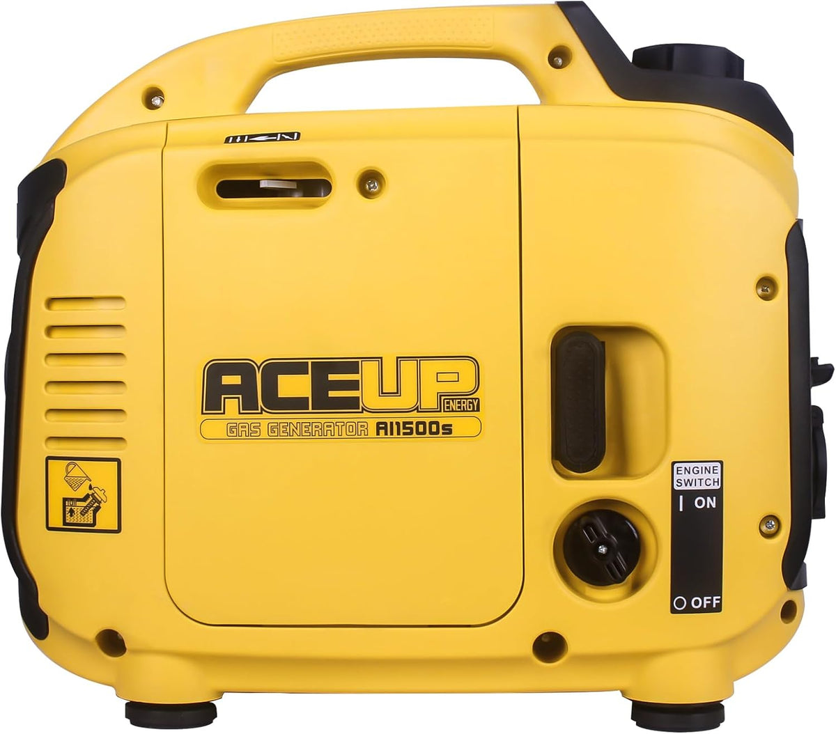 Aceup Energy AI1500S Generator 1200/1500W Gas Powered Inverter Quiet Low THD New