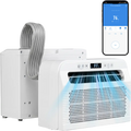 Costway 6500 BTU Window AC Unit WiFi App Voice Control 24H Timer Quiet Operation 44288884 New