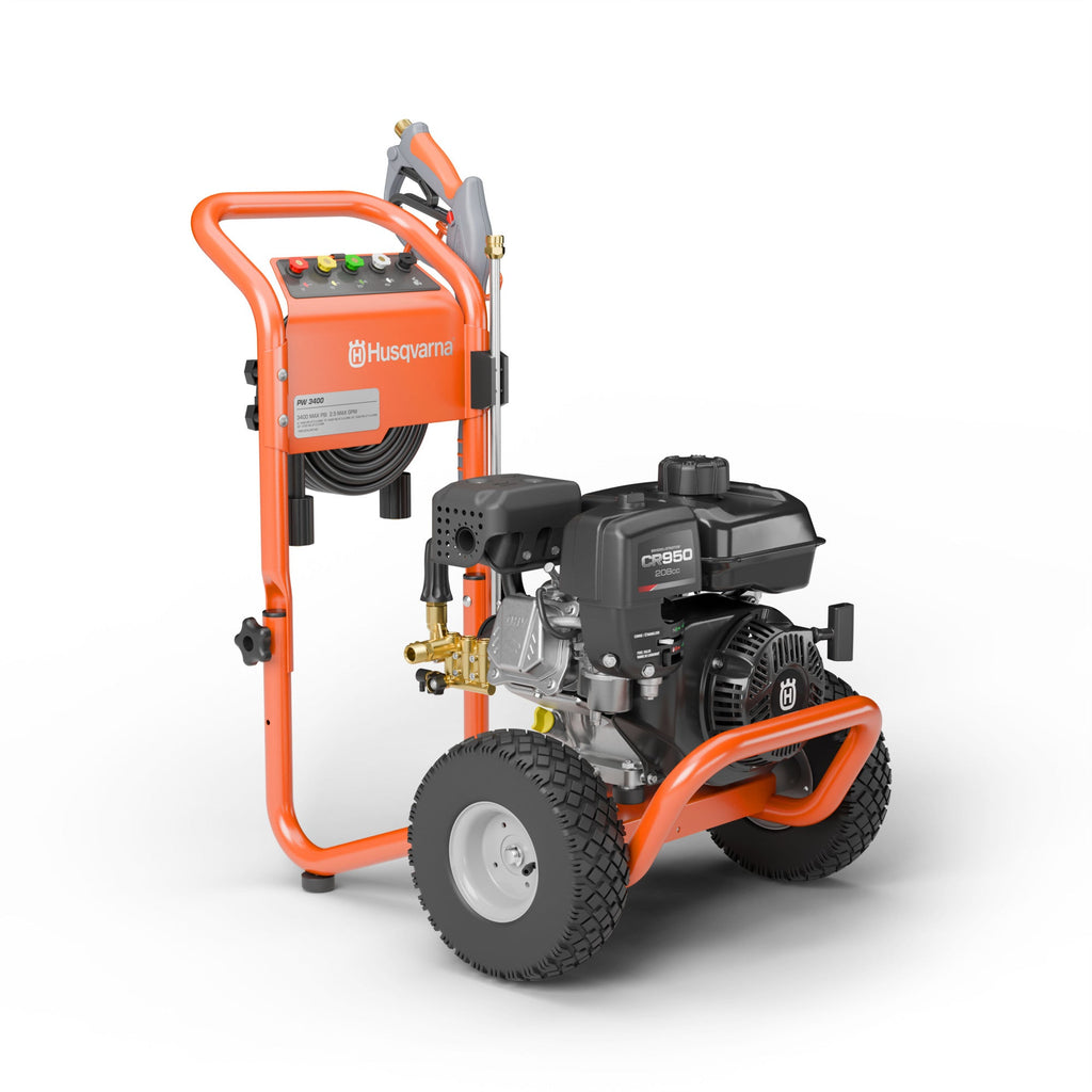 Husqvarna 022016 Gas Pressure Washer Triplex Pump 3400 PSI 2.5 GPM Briggs & Stratton CR950 New