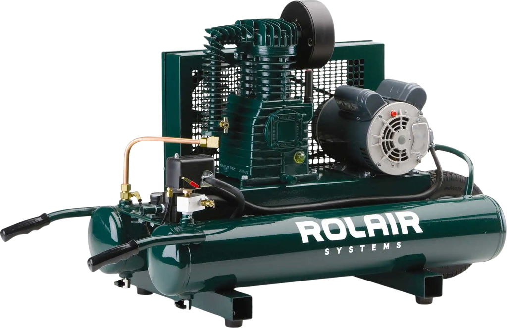 Rolair 6820K17D Air Compressor Wheelbarrow Electric Dual Voltage 9 gal. 2 HP Single Stage Pump Manufacturer RFB