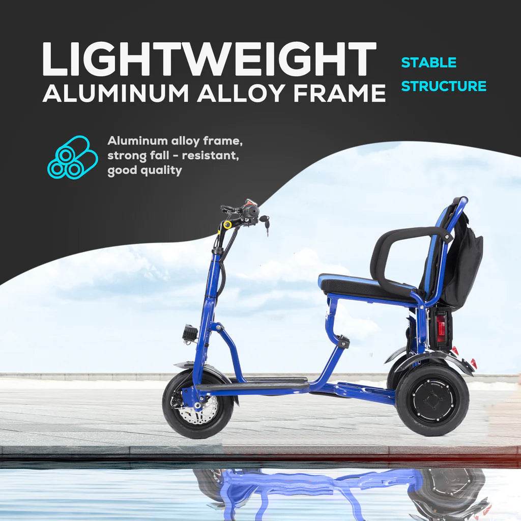 Alton Culver Cougar Mobility Scooter 3-Wheel Foldable 25 Mile Range 12 MPH 48V 500W New