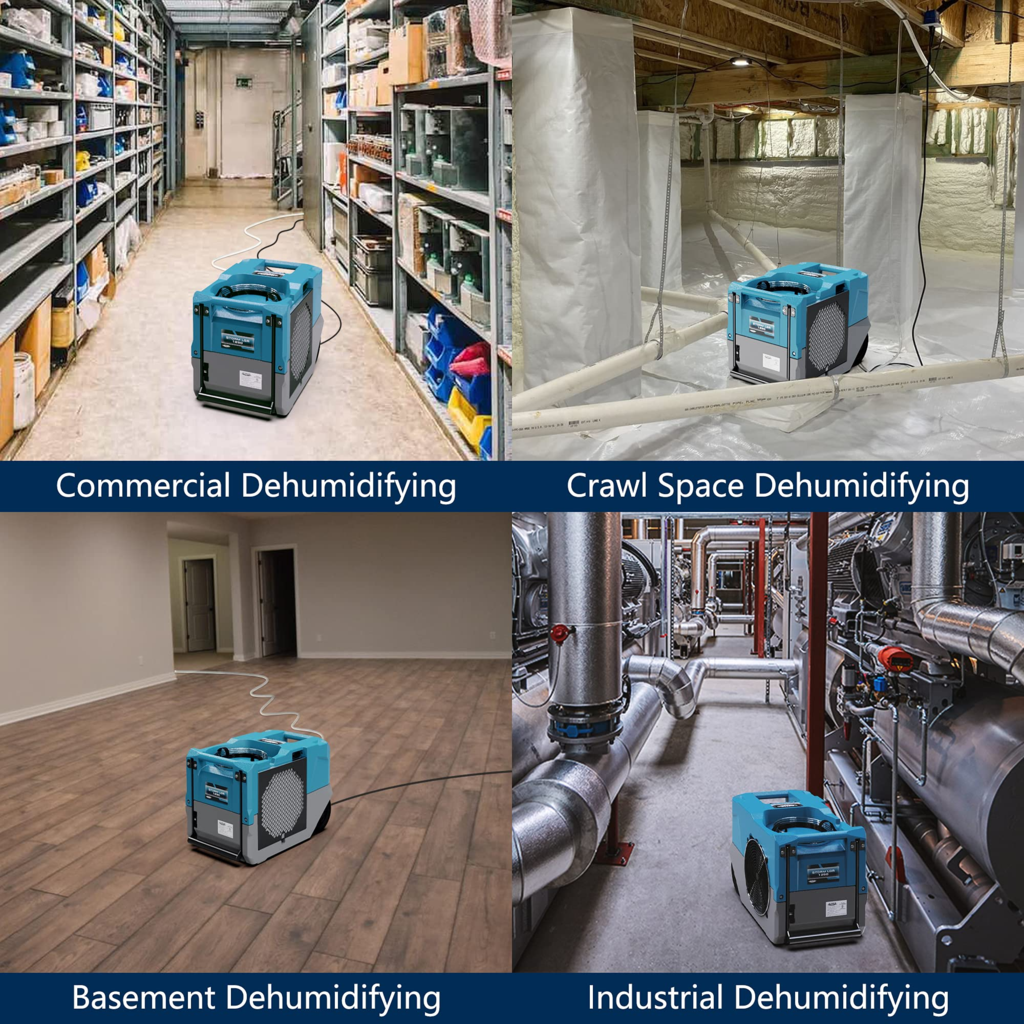 AlorAir LGR 1250 Industrial Commercial Dehumidifier for Water Damage Restoration 125 Pints with Condensate Pump New