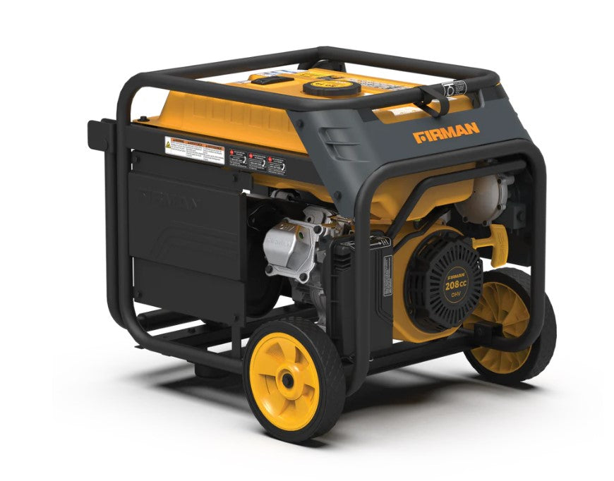 Firman H03652 Portable Generator 3650/4550 Watt 30 Amp 120V Dual Fuel Recoil Start New