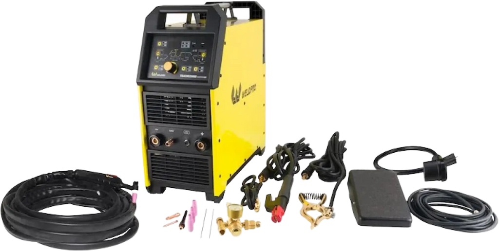 Weldpro TIGACDC250GD AC/DC Welder with TIG20 Water Cooled Torch L12006-1 New