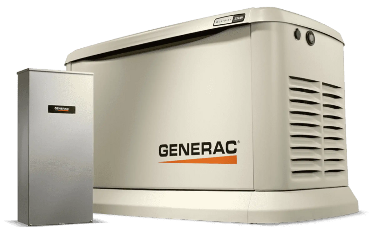 Generac 70432 Guardian 22kW Standby Generator WiFi w/ 200 Amp Automatic Transfer Switch Open Box