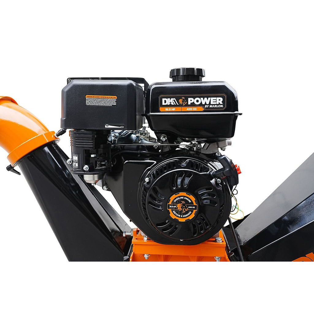 DK2 Kinetic Drum Chipper 5-inch 15 HP 420cc OHV Engine OPC525-V2 New