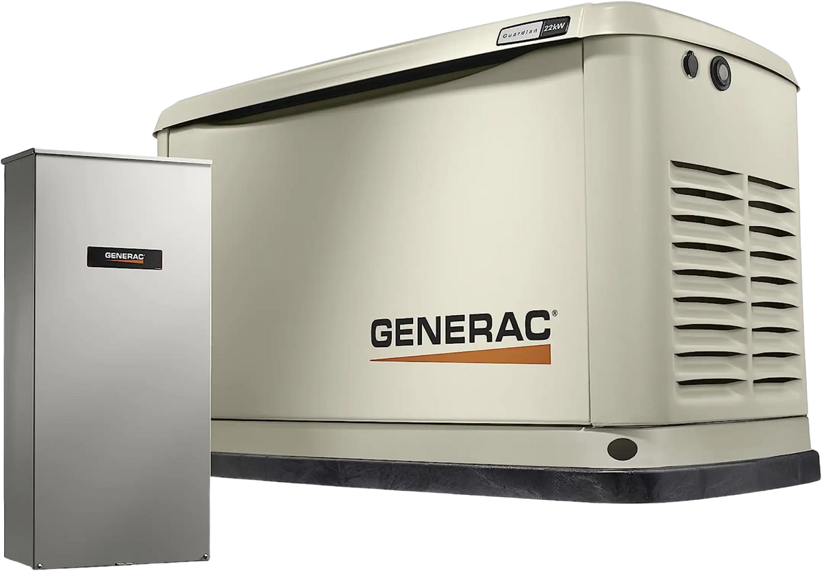Generac 70432 Guardian 22kW Standby Generator WiFi w/ 200 Amp Automatic Transfer Switch New
