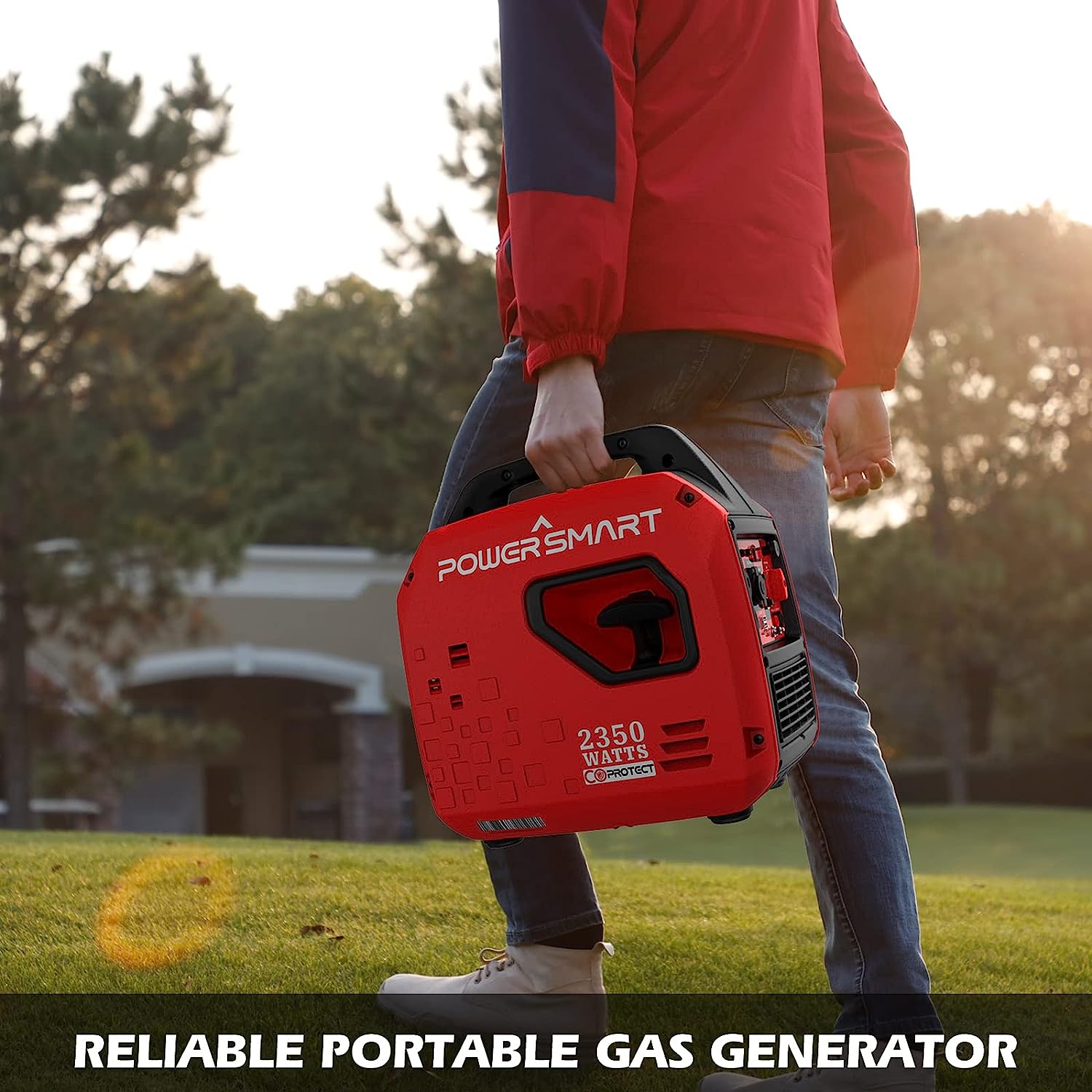 Powersmart PS5025C Inverter Generator 1900/2350W Gas 4 Stroke Recoil Start New