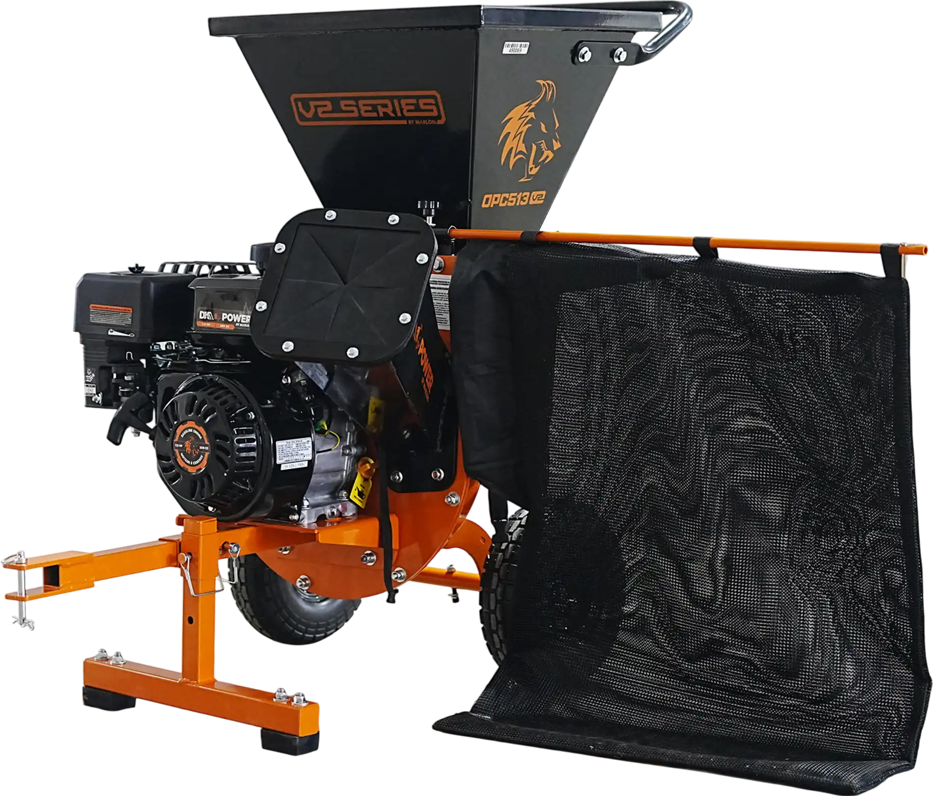 DK2 Chipper Shredder 3" Capacity 7 HP Gas Powered with Chip Bag OPC513-V2 New