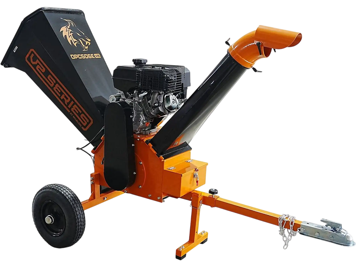 DK2 Chipper Shredder 6" Capacity 15 HP Gas Powered Electric Start Tow-Behind OPC506E-V2 New
