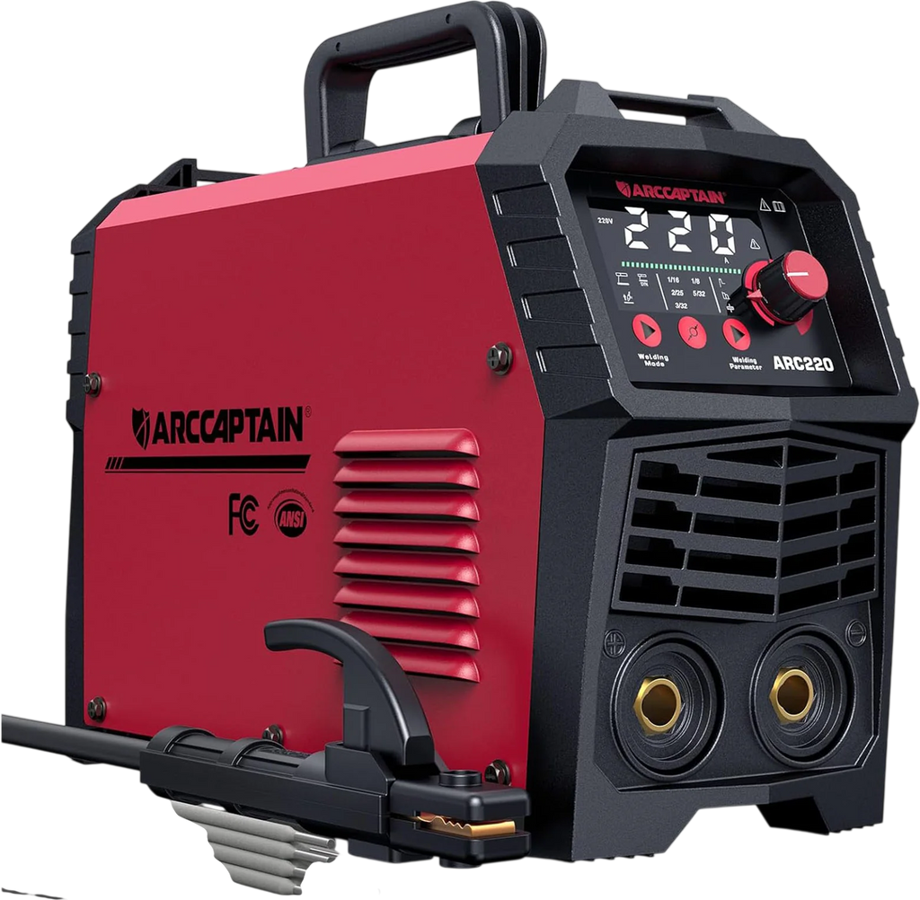 Arccaptain ARC220 Welder Arc/Lift TIG with 10 Rods 220 Amp 110/220V New