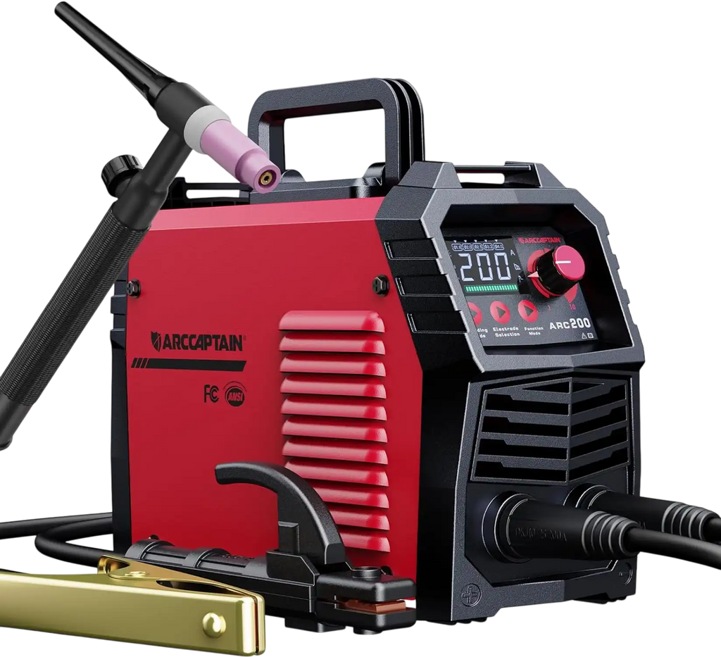 Arccaptain ARC200L Stick Welder Synergic 200A IGBT 110/220V with Lift TIG Torch New