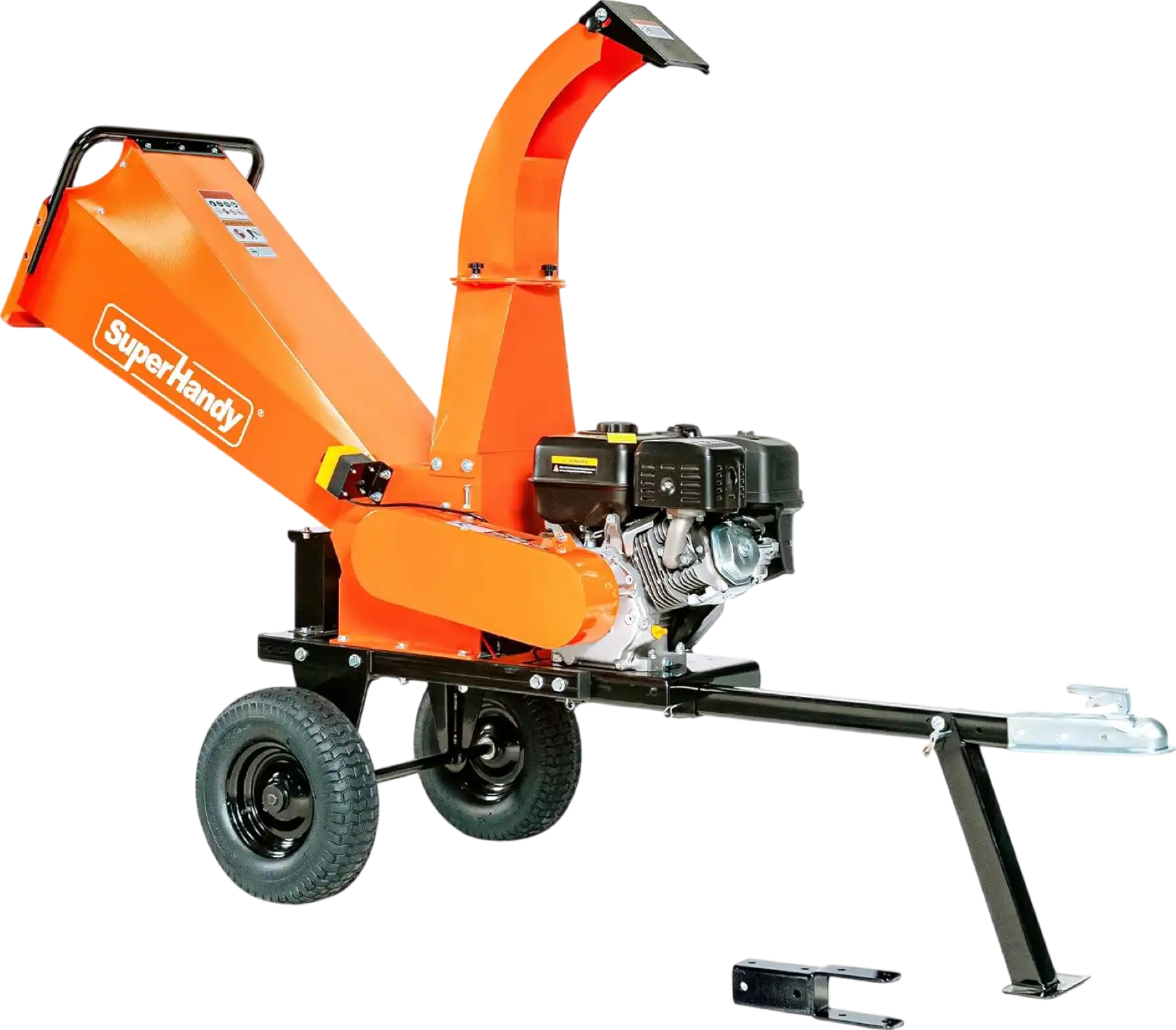 Super Handy GUO140 Towable Wood Chipper 5" Chipping Capacity 15 HP Gas Electric Start New