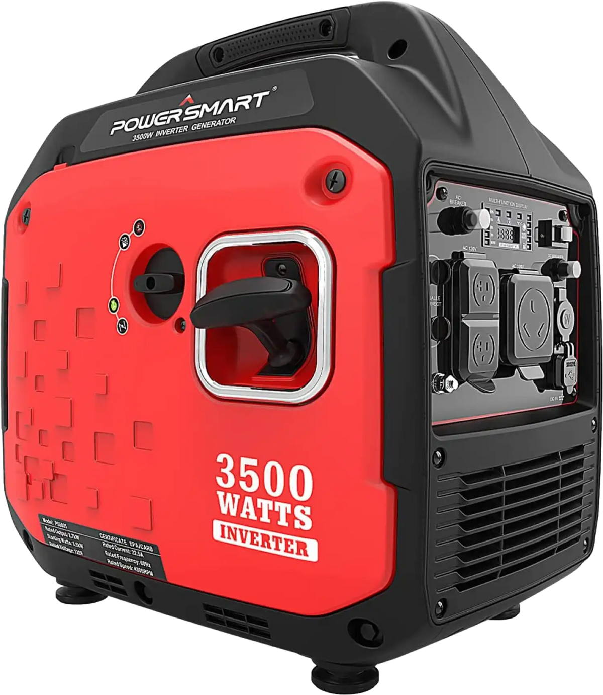 Powersmart PS5035 Inverter Generator 2700/3500W Gas 4 Stroke Recoil Start New
