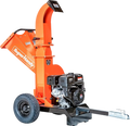 Super Handy GUO141 Towable Wood Chipper 4" Chipping Capacity 15 HP Gas Electric Start New