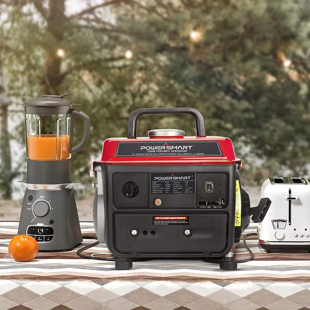 Powersmart PS50 Portable Generator 1000/1200W Gas 2 Stroke Recoil Start New