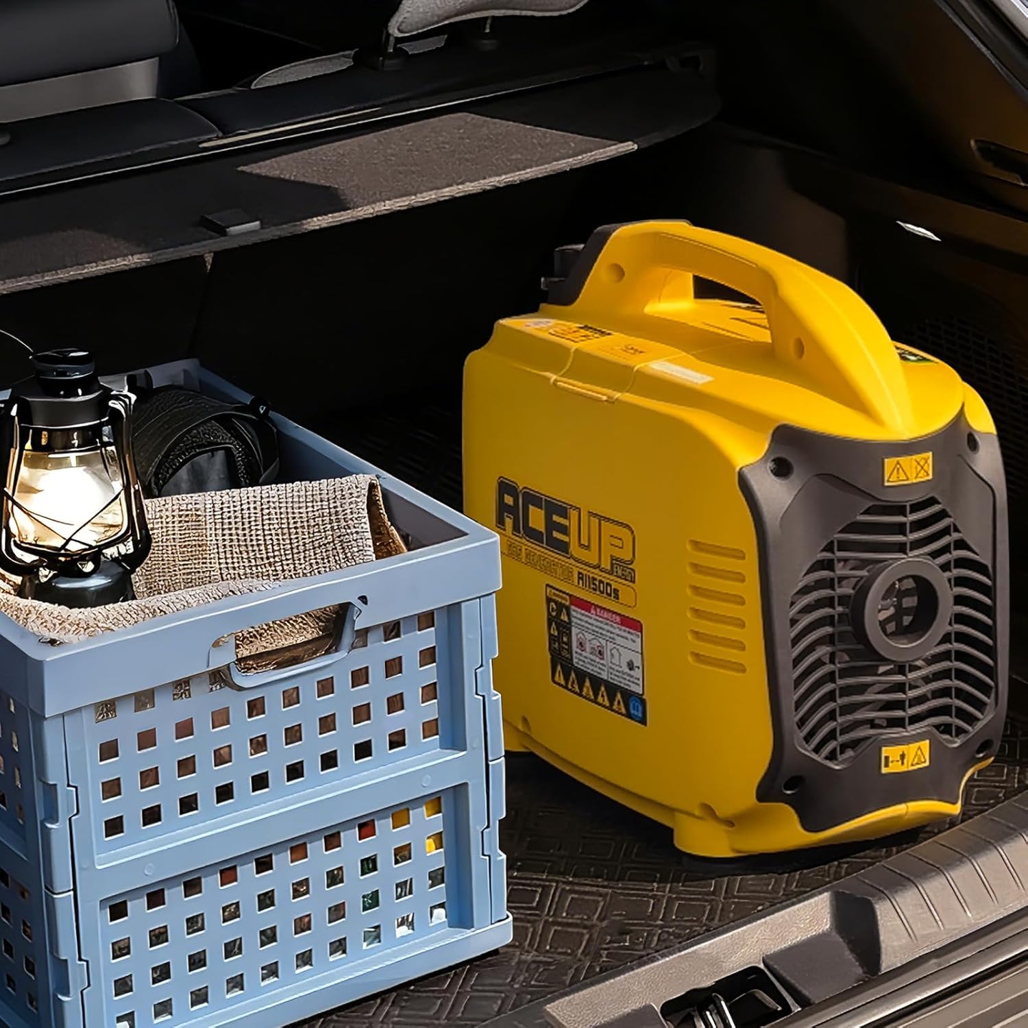 Aceup Energy AI1500S Generator 1200/1500W Gas Powered Inverter Quiet Low THD New