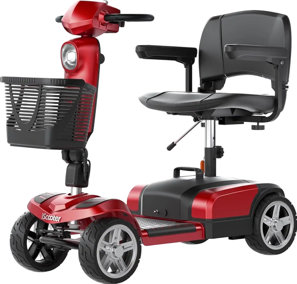 iScooter X-03 Mobility Scooter with Basket 250W 5 MPH 12.4 Mile Range New