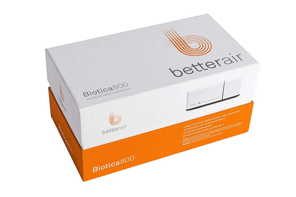 BetterAir Biotica800 800 Sq. Ft. Aerial Dispersion Organic and Natural Probiotic Air Allergen Treatment System New