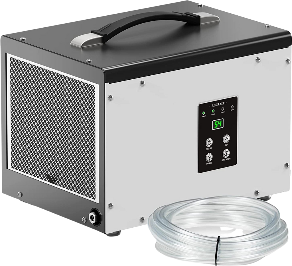 AlorAir Sentinel HD35P 70 PPD Crawl Space Dehumidifier 70 Pints 1000 Sq. Ft. with Pump Hose Memory Starting Auto Defrost New