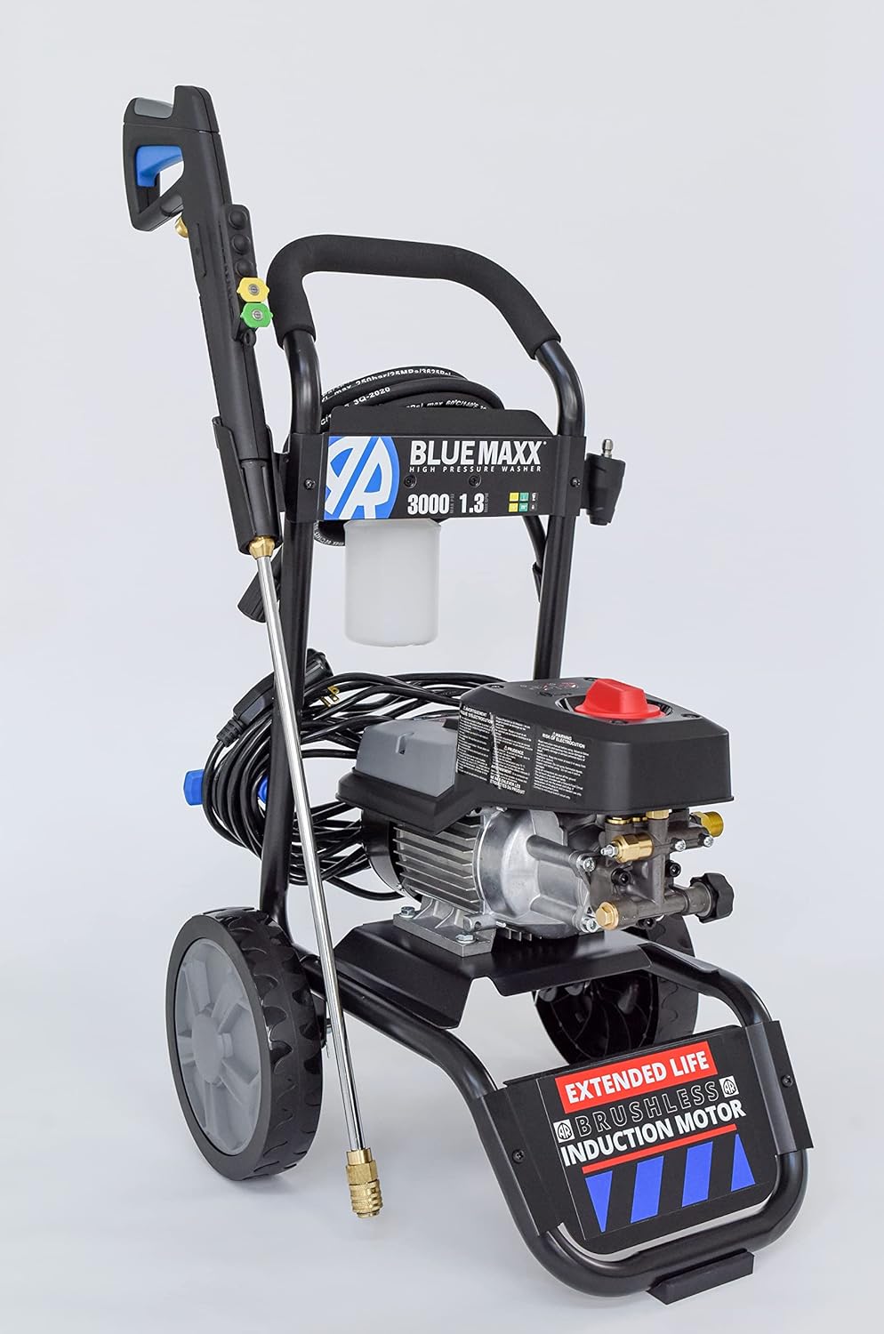 AR Blue Clean Maxx 3000 Bundle Electric Pressure Washer with 12" Lance 3000 PSI 1.3 GPM New