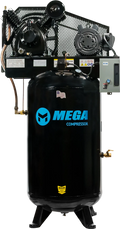 Mega Compressor MP-5080VM Electric Air Compressor 80 Gal. 5 HP 180 PSI Magnetic Starter New