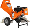 Super Handy GUO074 Mini Wood Chipper Shredder Mulcher Heavy Duty 7HP Compact Design 3" Max Cutting Capacity New