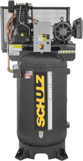 Schulz L-Series Air Compressor 7.5 HP 80 gal. 2-Stage 208-230V 3-Phase Vertical 7580VL30X-3 New