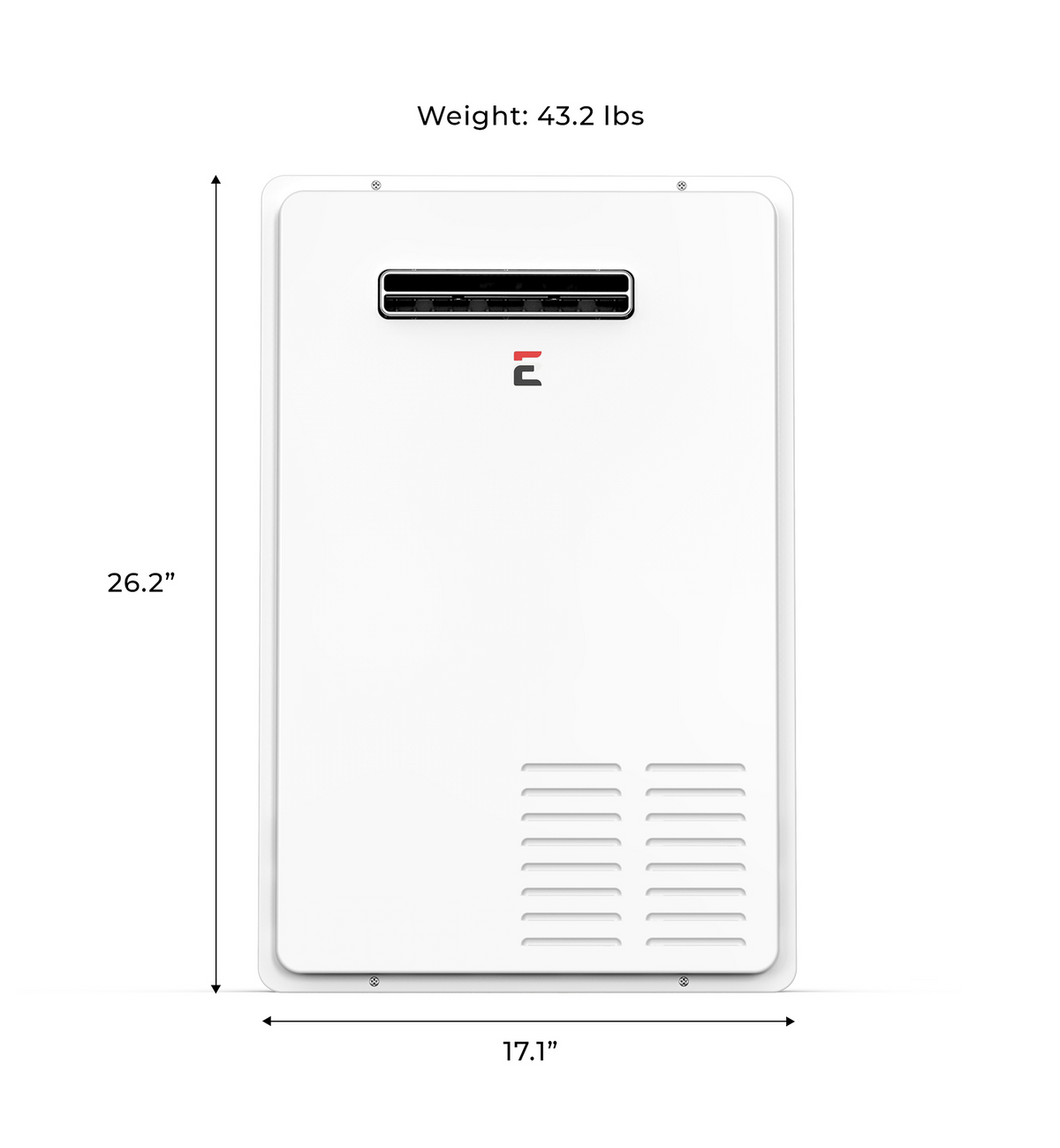 Eccotemp 7GB-LP Builder Grade 7.0 GPM Outdoor Liquid Propane Tankless Water Heater Open Box