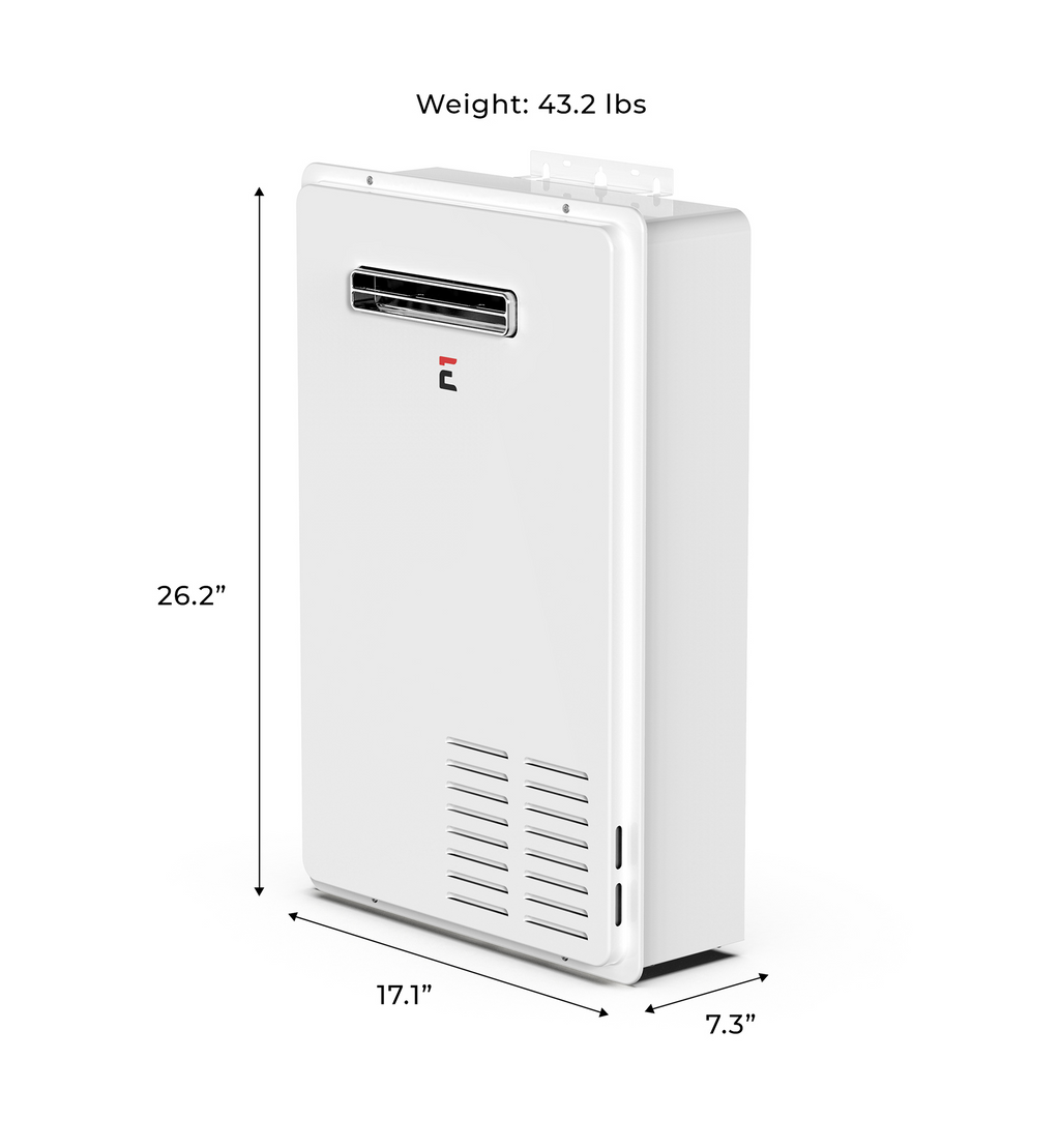Eccotemp 7GB-NG Builder Grade 7.0 GPM Outdoor Natural Gas Tankless Water Heater Open Box