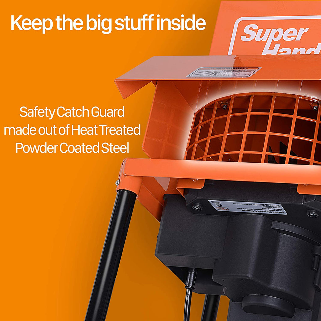 Super Handy GUO056 120V AC 11" Cutting Blade Electric Shredder and Mulcher New