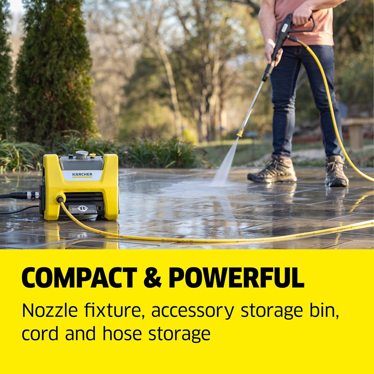 Karcher K1800PS Cube Electric Pressure Washer 1800 PSI 1.2 GPM 120V New