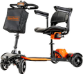 Super Handy GUT177 Electric Mobility Scooter Foldable 4-Wheel 48V 3.7 MPH Max Speed New