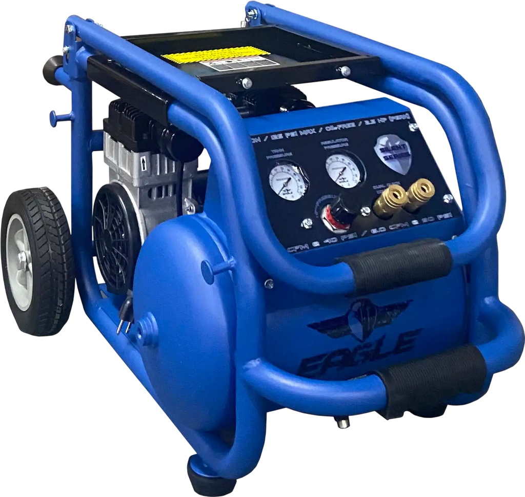 Eagle EA-6000 Air Compressor Silent Series 6 Gallon 125 PSI Max 2.5 HP 115V New