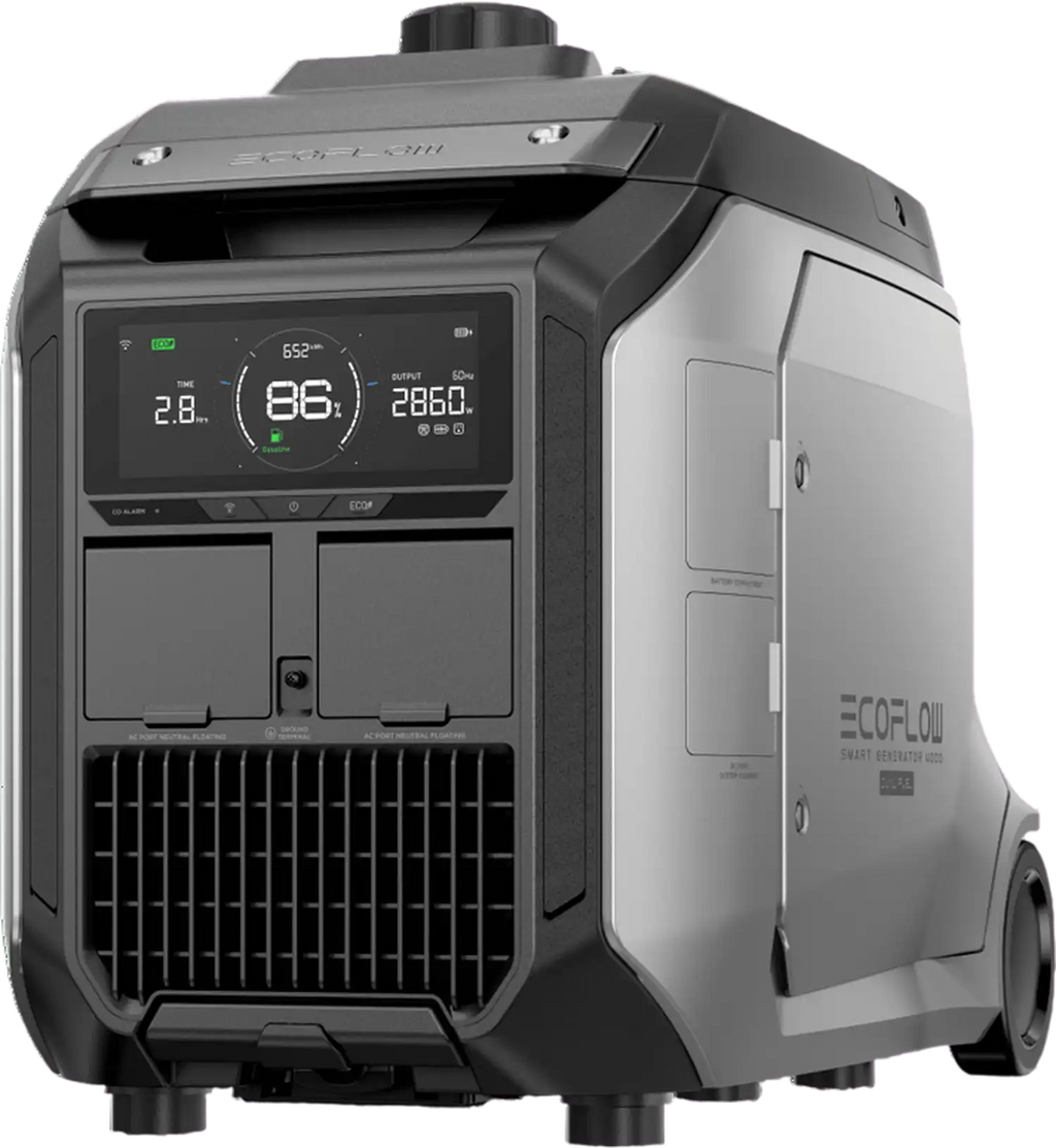EcoFlow Smart Generator 3200/4000W Dual Fuel Gas Propane Inverter Electric Start CO Alert New