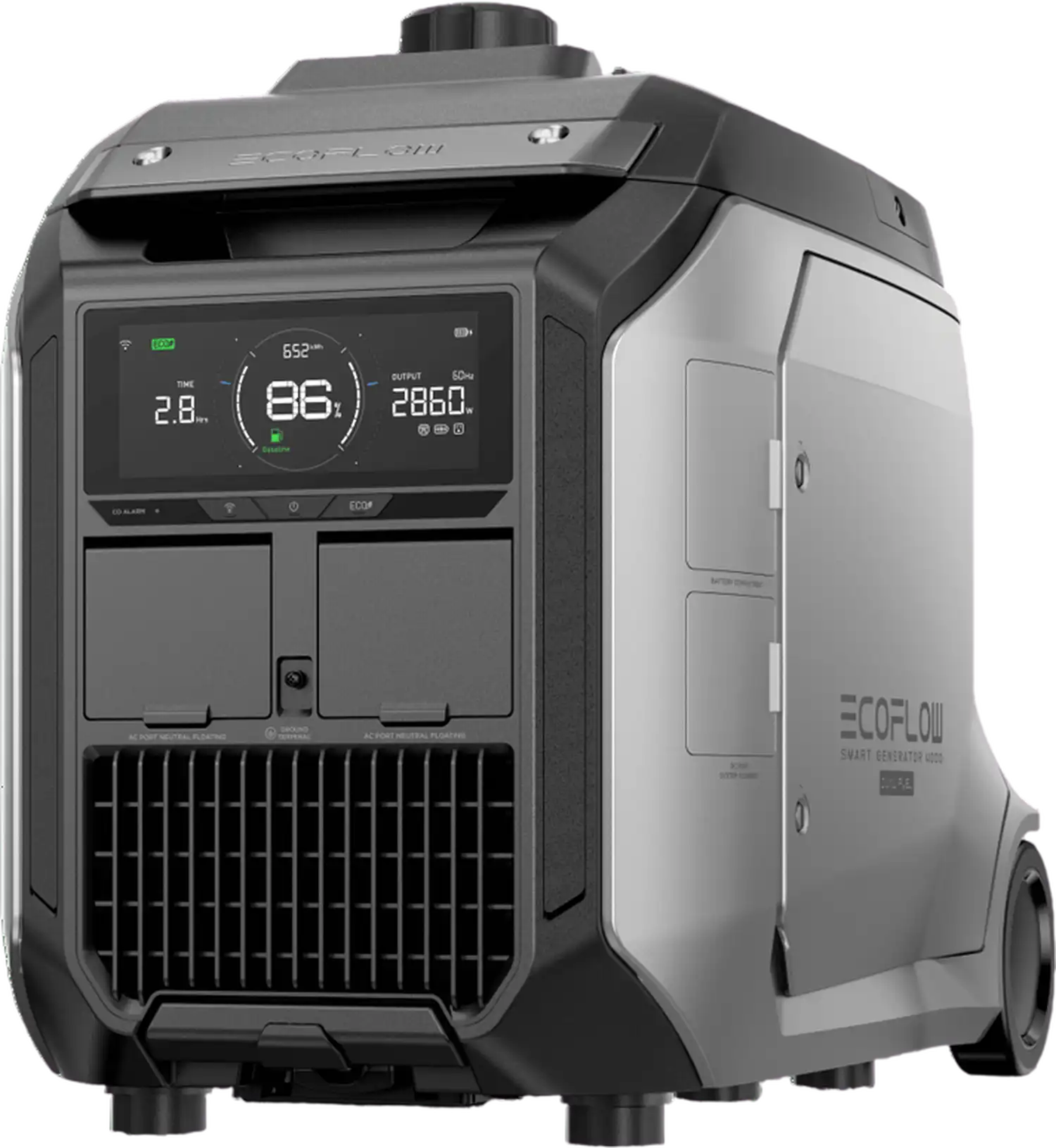 EcoFlow Smart Generator 3200/4000W Dual Fuel Gas Propane Inverter Electric Start CO Alert New