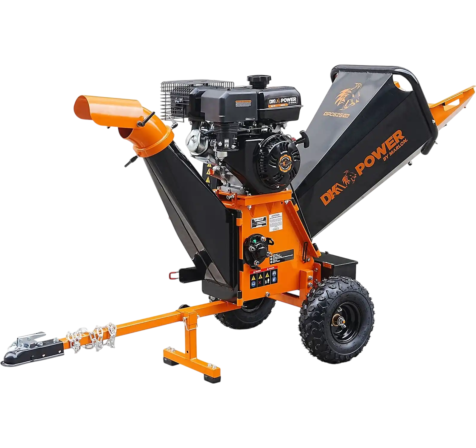 DK2 Kinetic Drum Chipper 5-inch 15 HP 420cc OHV Engine OPC525-V2 New