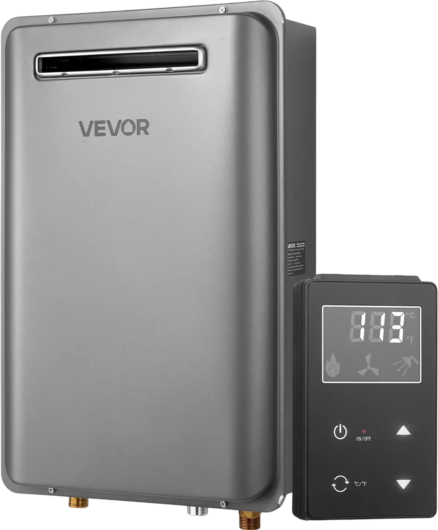 Vevor Tankless Water Heater 5.3 GPM Natural Gas 120,000 BTU New