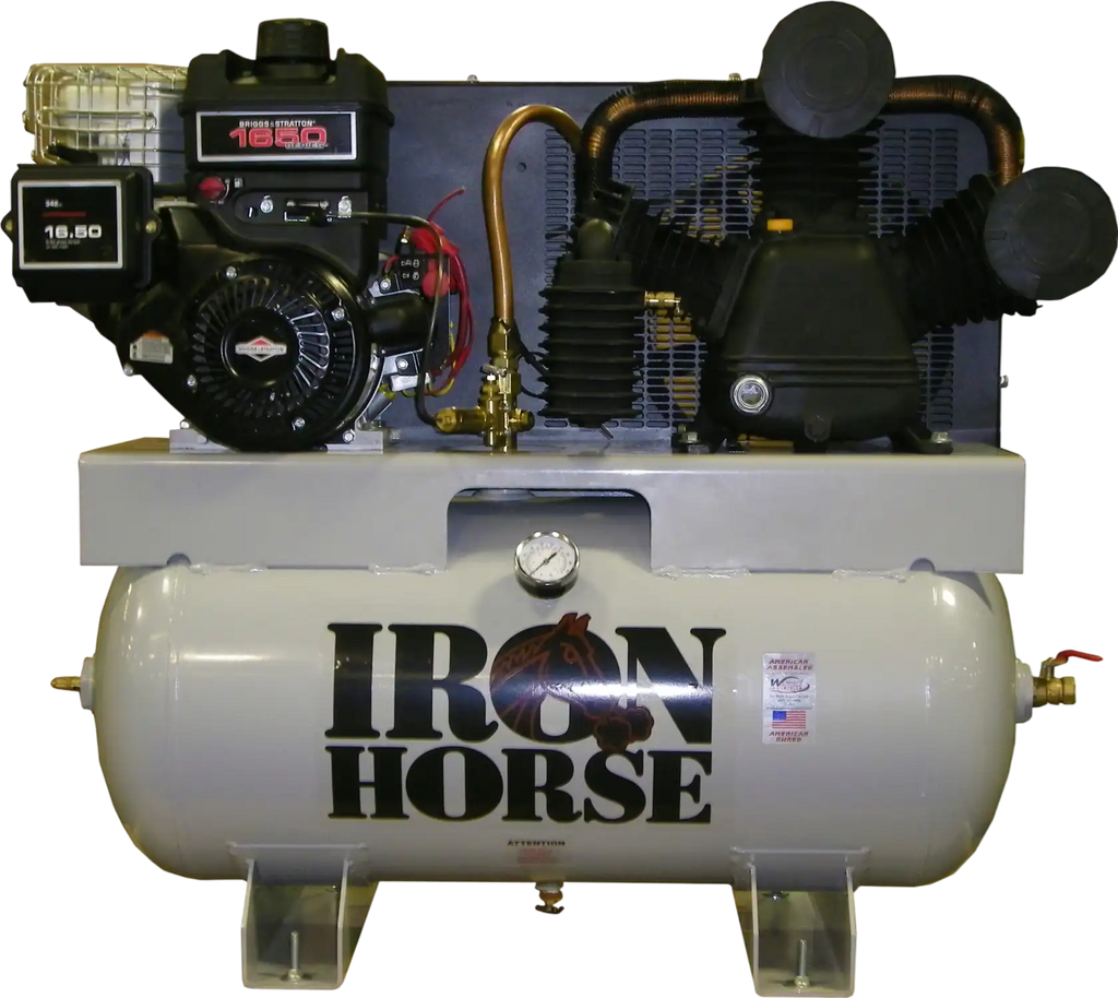 Iron Horse Air Compressor Truck Mount 175 PSI 30 Gal. 22 CFM 14 HP Briggs & Stratton Electric Start New