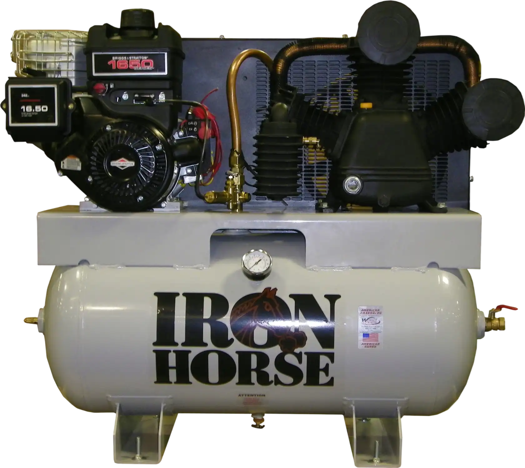 Iron Horse Air Compressor Truck Mount 175 PSI 30 Gal. 22 CFM 14 HP Briggs & Stratton Electric Start New