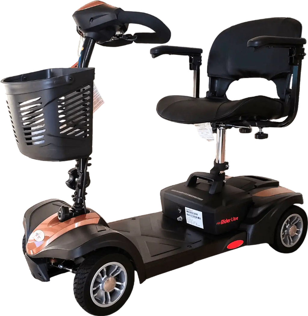 EV Rider MiniRider Lite Mobility Scooter 4-Wheel 280 lb. Capacity 4 MPH 10 Mile Range 12Ah New