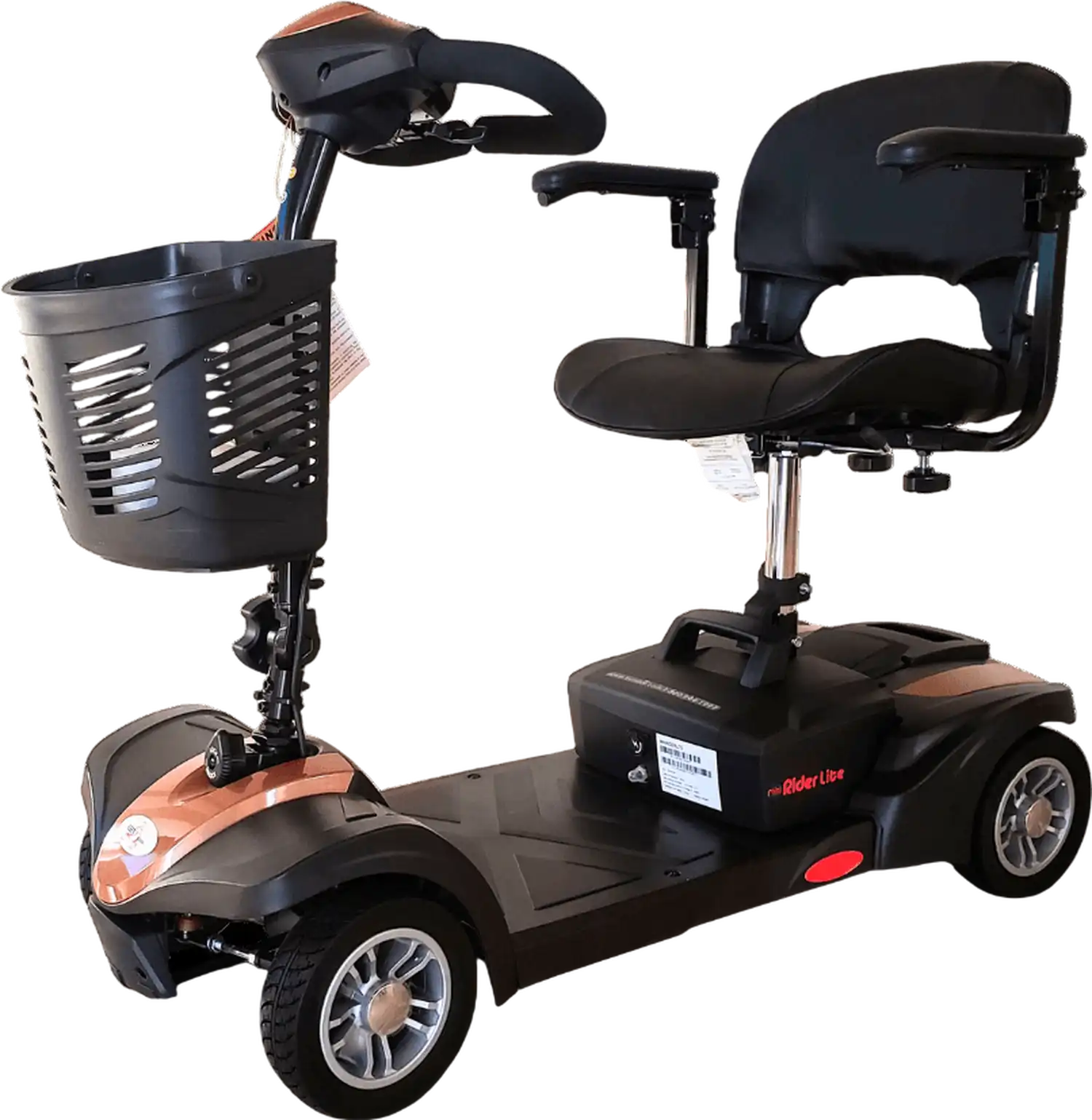 EV Rider MiniRider Lite Mobility Scooter 4-Wheel 280 lb. Capacity 4 MPH 10 Mile Range 12Ah New