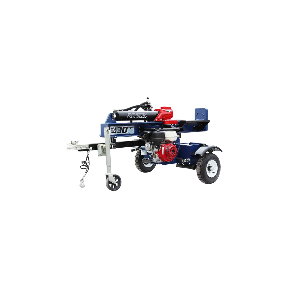 Iron and Oak Log Splitter 30 Ton Vertical/Horizontal Honda GX270 Engine Torsion Axle BHVH3018GXT New