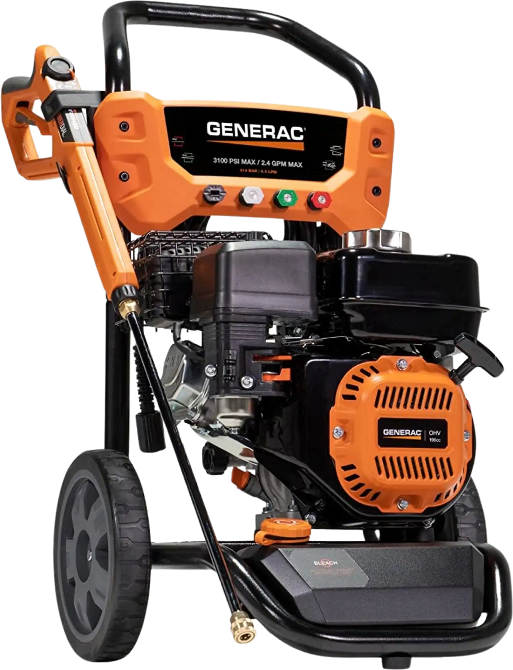 Generac 8901 3100 PSI 2.4 GPM Pressure Washer Gas Axial Cam Pump Residential New