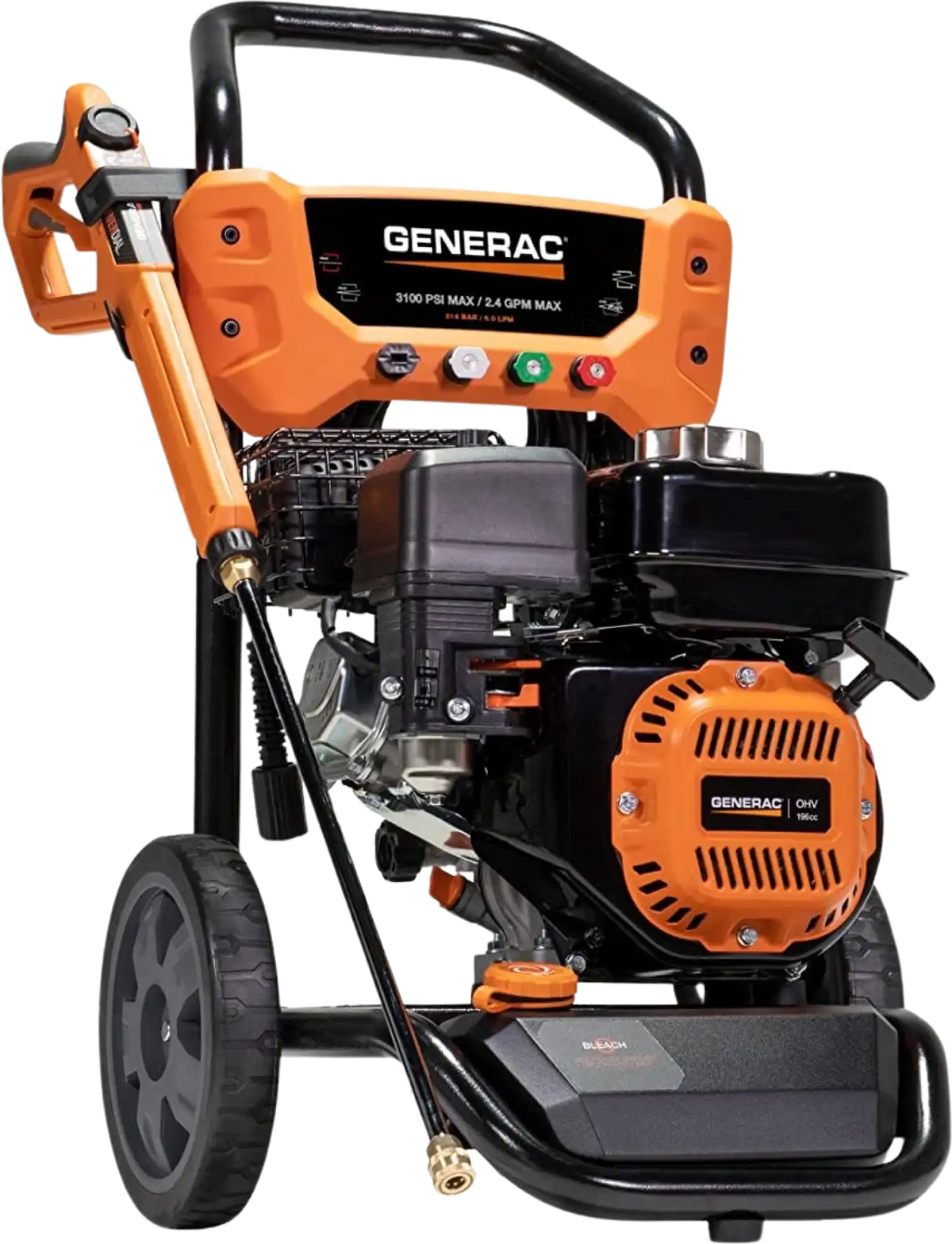Generac 8901 3100 PSI 2.4 GPM Pressure Washer Gas Axial Cam Pump Residential New